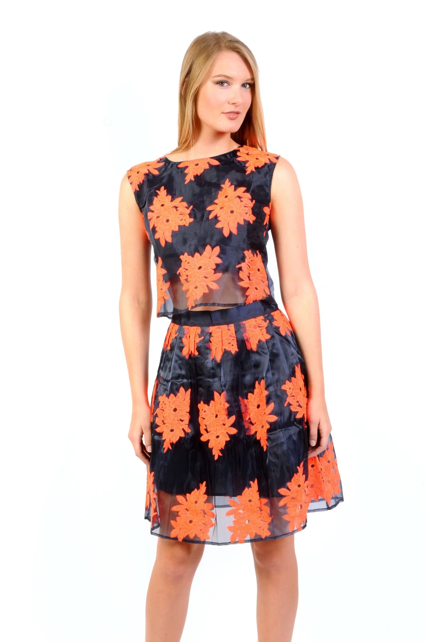 Gorgeous Pop Organza Top