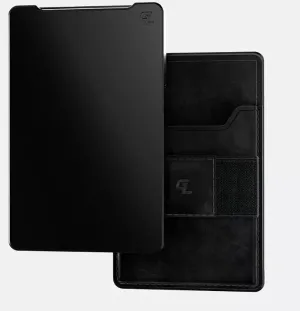 Groove Life Midnight Black Leather Attachment Wallet