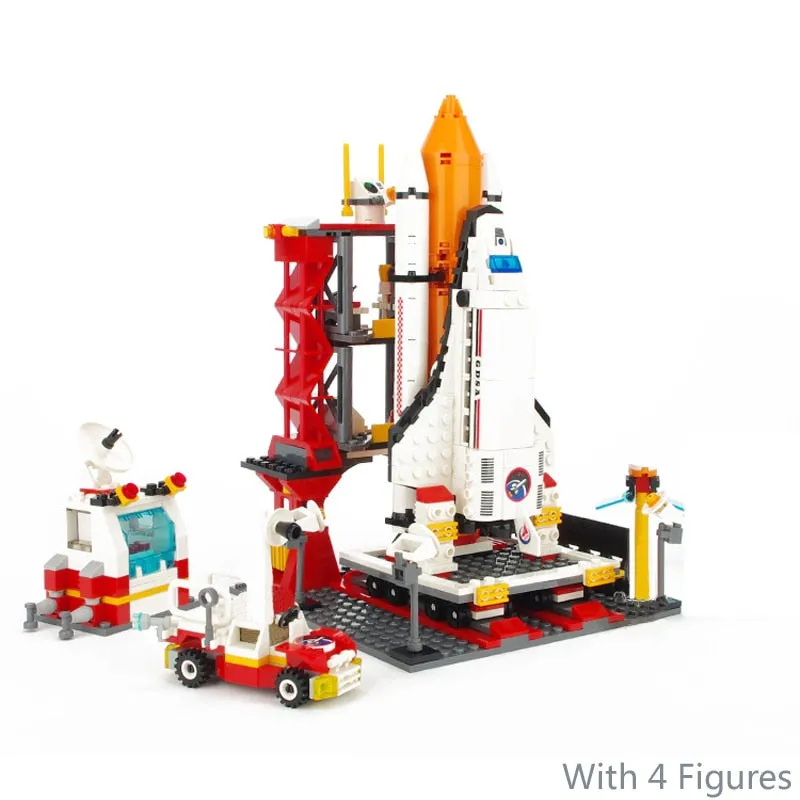 Gudi  8815& 8816 City Spaceport Space The Shuttle Launch Center 679Pcs Gudi 8815