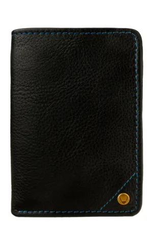 Hidesign Angle Stitch Leather Slim Trifold Wallet
