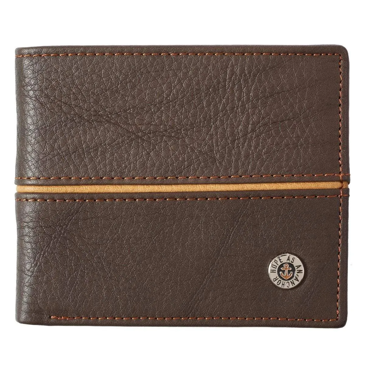 Hope as an Anchor Leather Wallet
