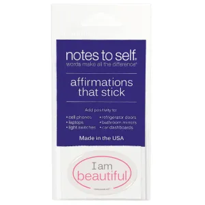 I am beautiful™ affirmations that stick