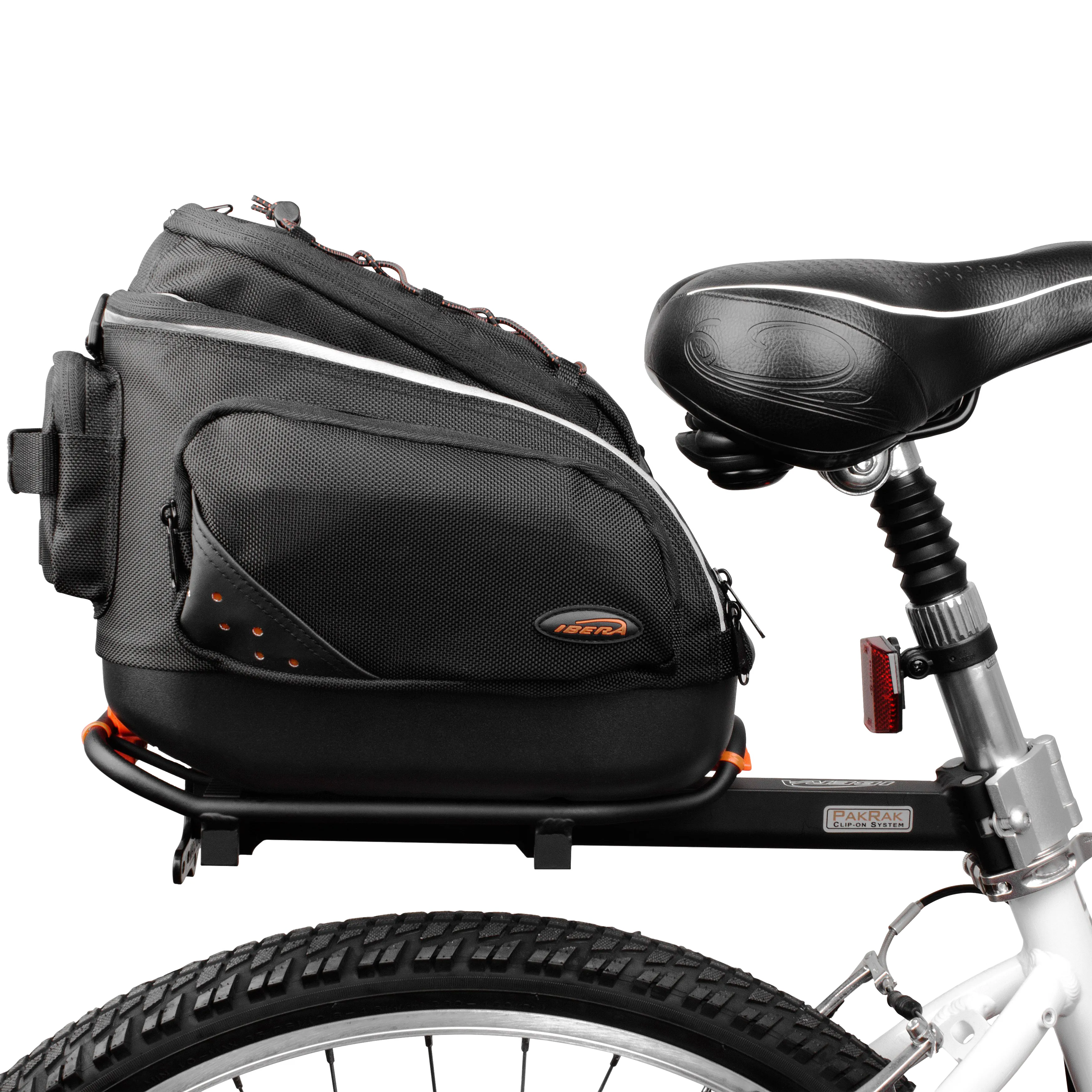 IBERA Mini Commuter Bag and Mini Rear Carrier Combo | IB-BA12-RA6