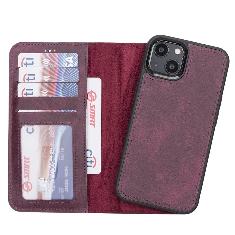 iPhone 13 Leather Wallet Case