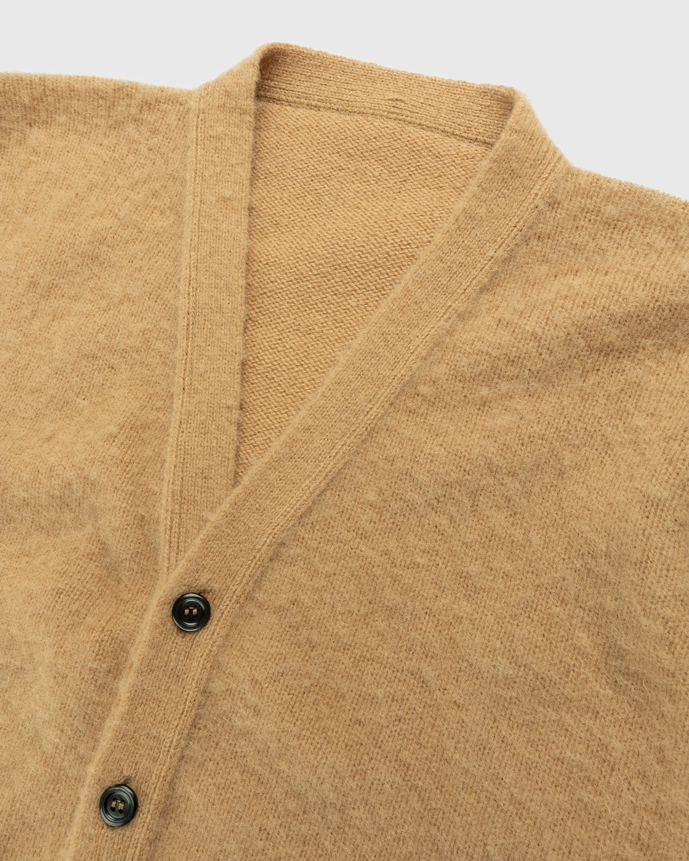 J. PRESS X HIGHSNOBIETY SHAGGY DOG CARDIGAN - TAN