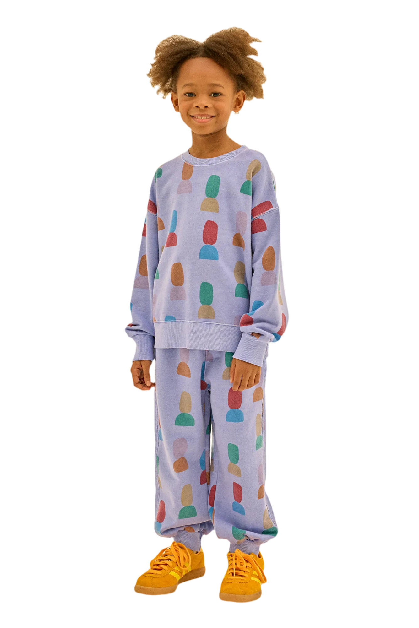 Jelly Mallow Shape Pigment Lounge Pants | Purple
