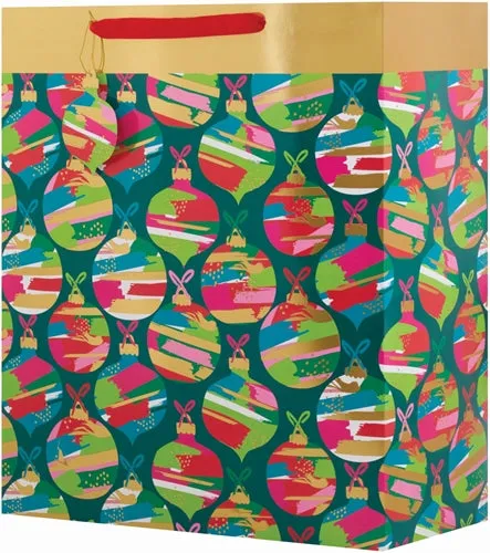 Joy Colorful Ornaments Jumbo Gift Bag