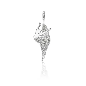 Joyous Dancer Charm - Silver