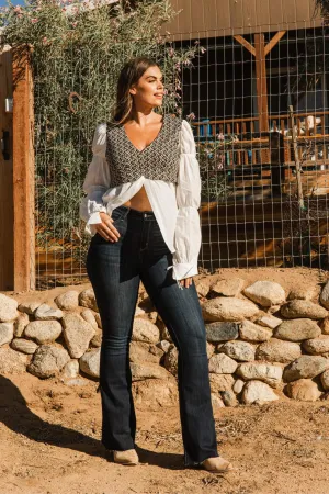 Judy Blue Raw Hem Flares