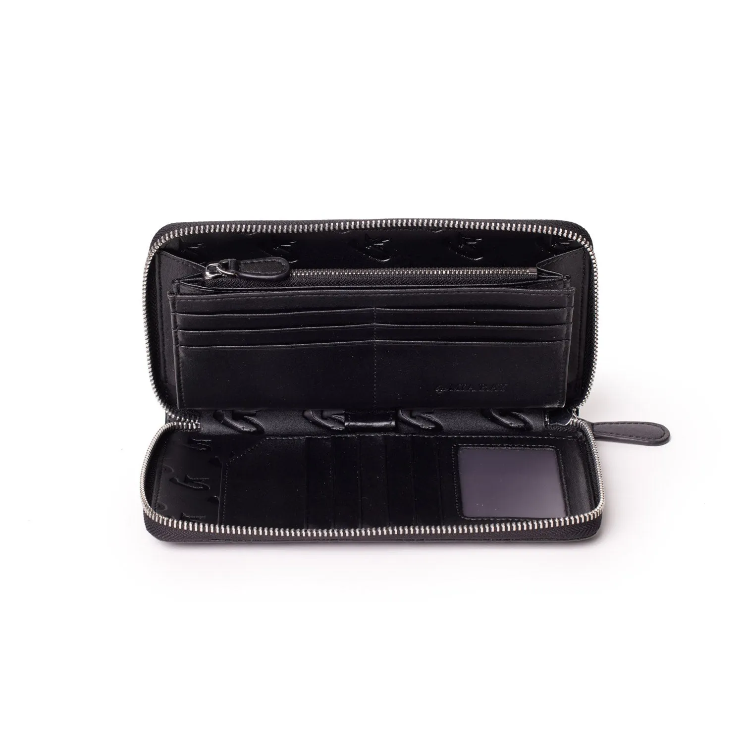 JUMBO SIGNATURE LOGO WALLET - BLACK
