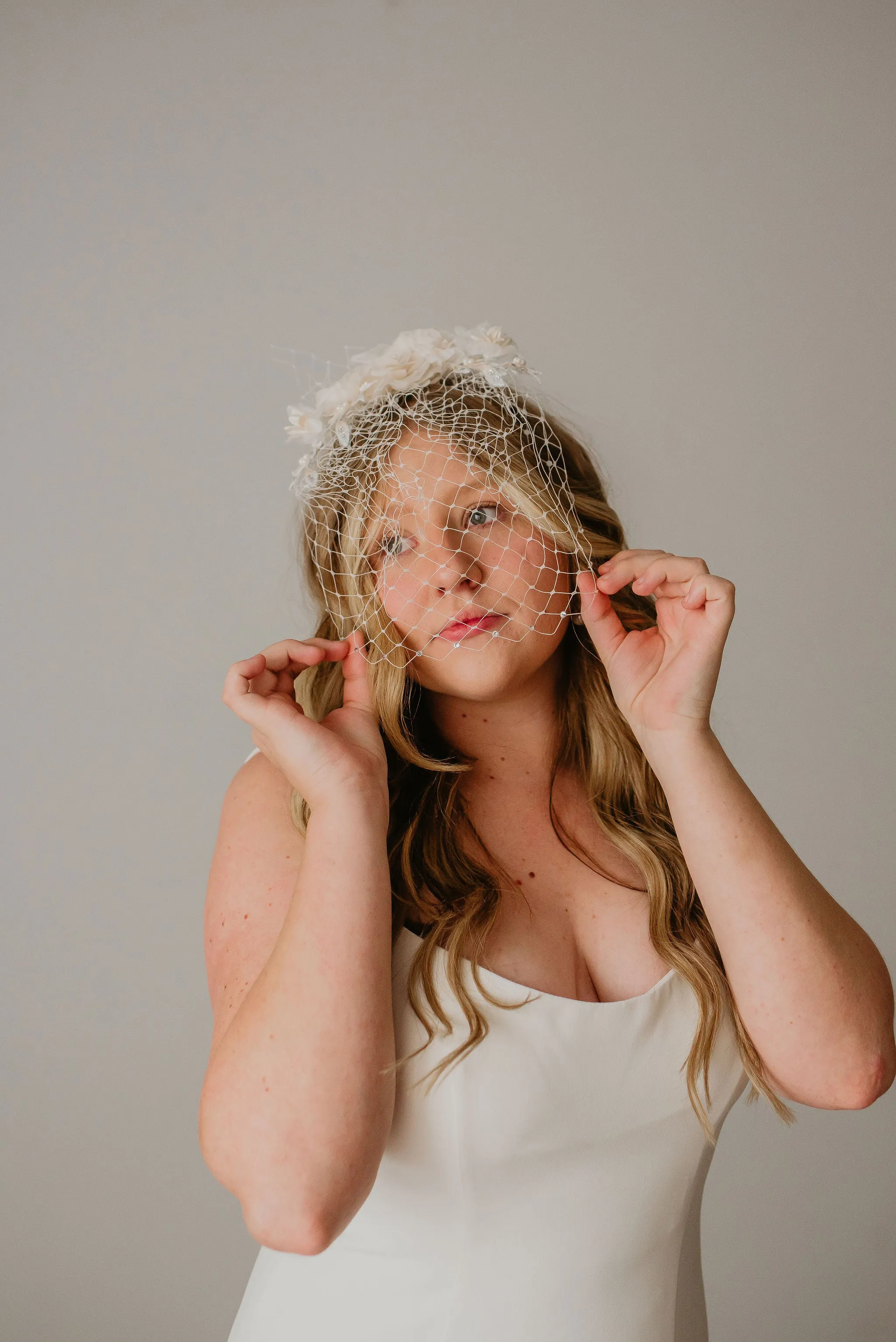 Just Girl Stuff Bird Cage Veil #15603