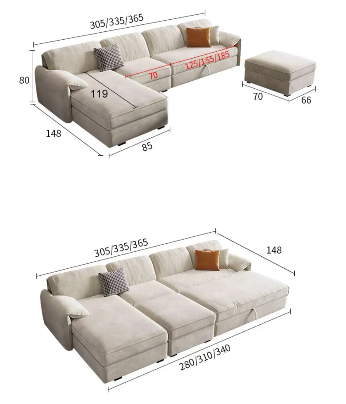 Kanita Scratch Resistant Sofa Bed
