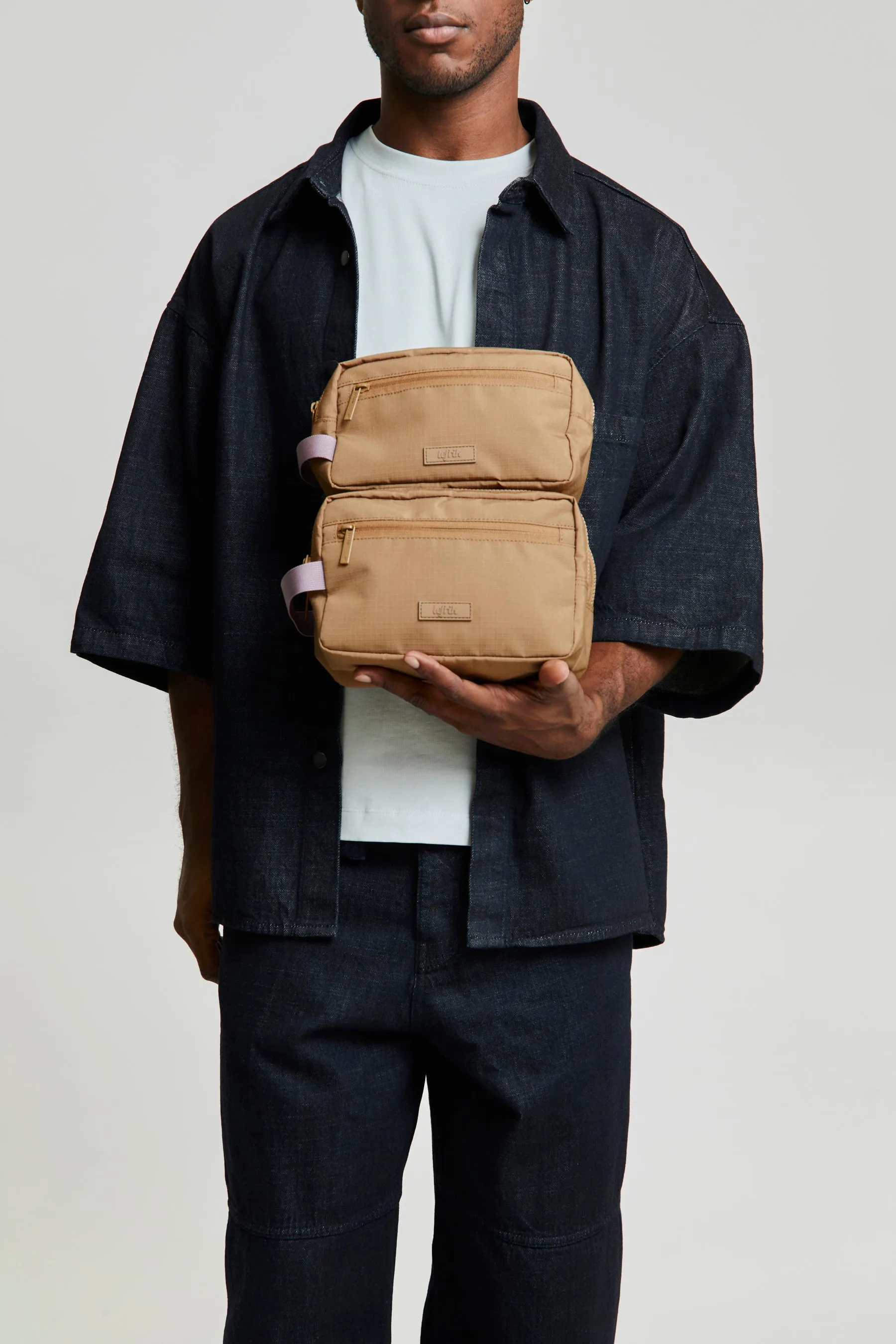 Kei Double Washbag Toffee Vandra