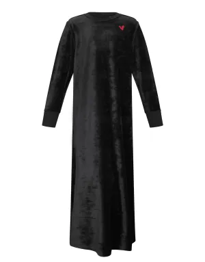 Kids Velour Hearts Loungewear Playwear or Nightgown