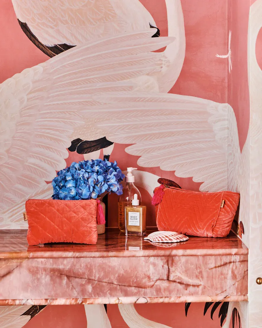 Kip & Co | Tutu Dreams Velvet Toiletry Bag