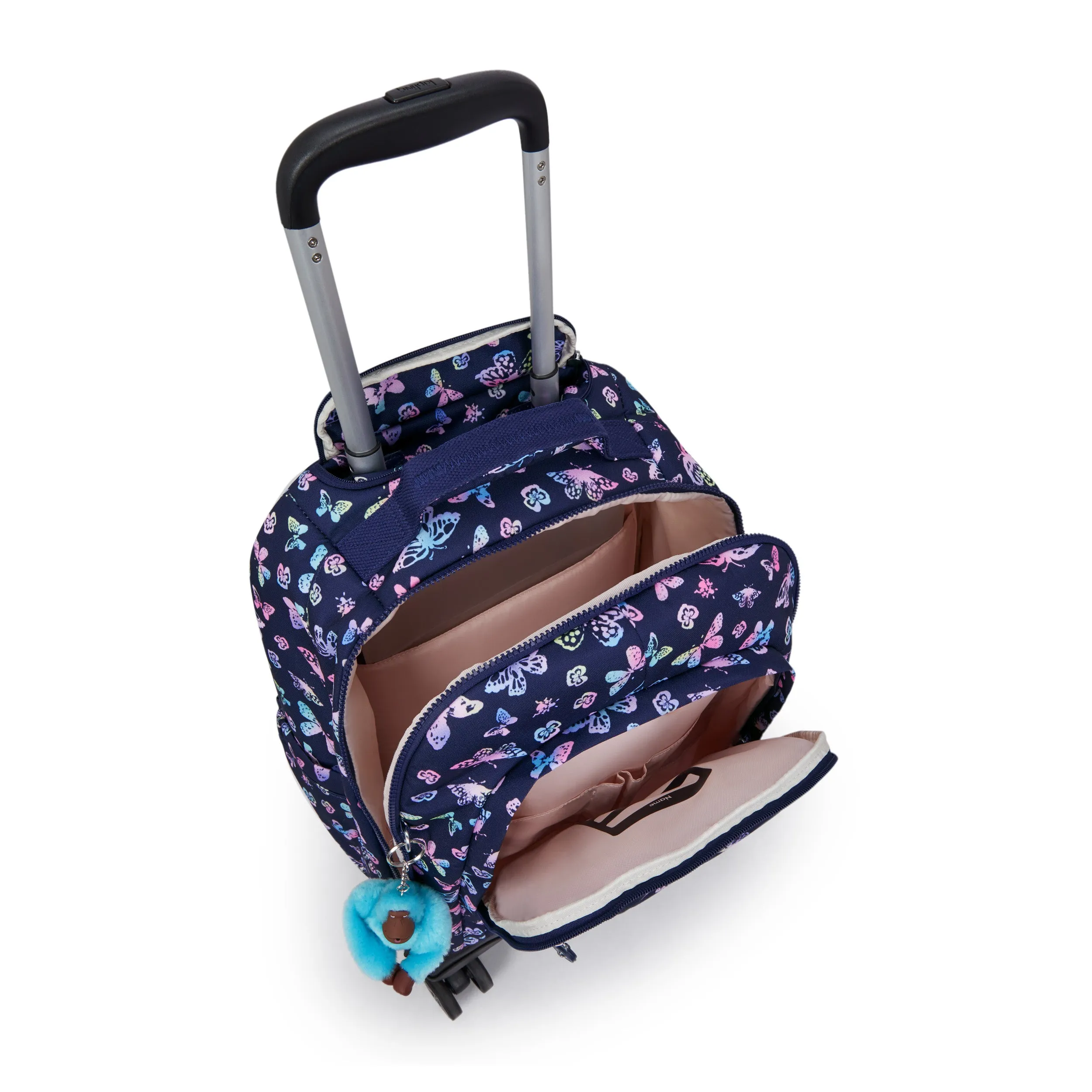 Kipling New Zea Butterfly Fun Large Wheeled Backpack C2I4674-F5K