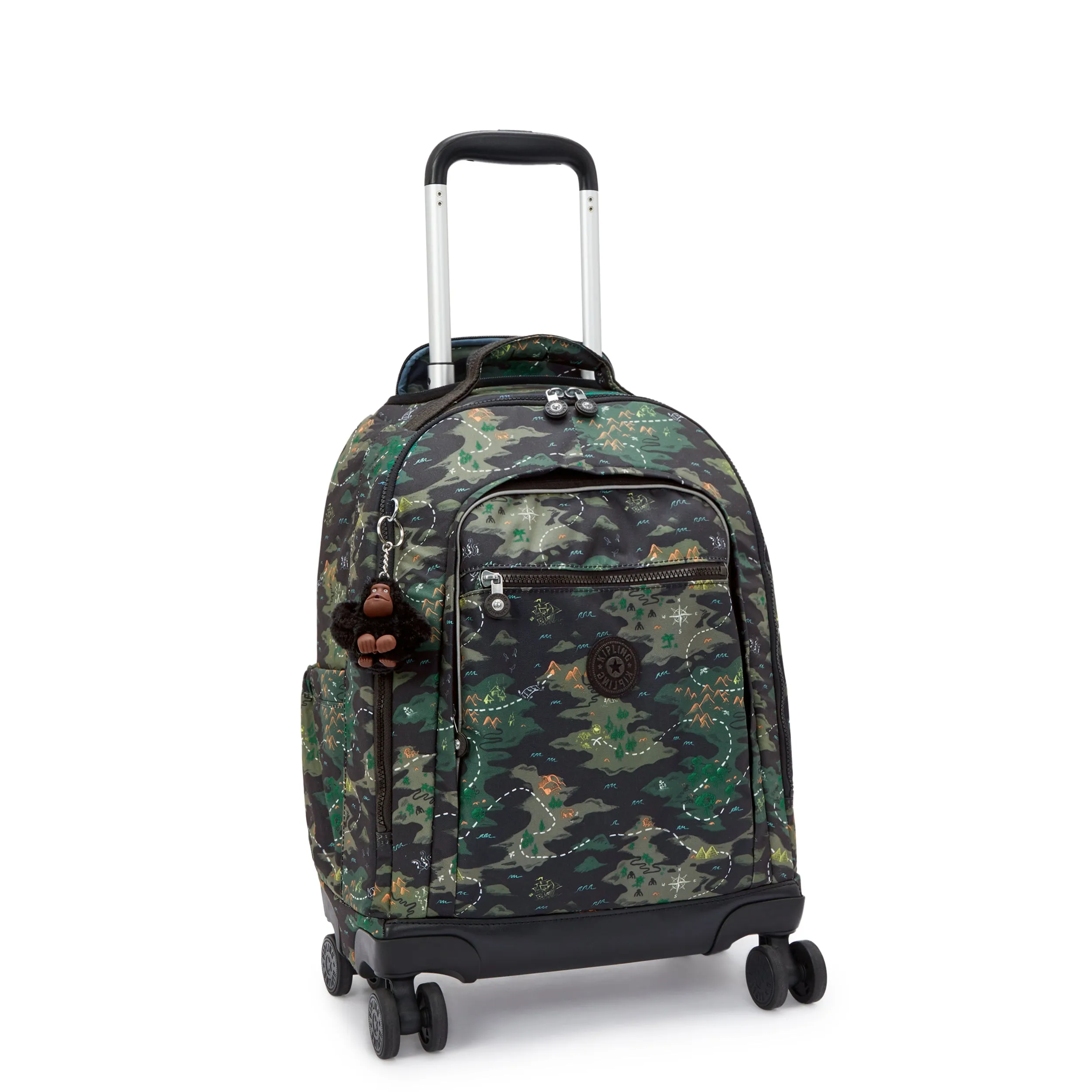 KIPLING New Zea Camo Treasure Large wheeled backpack (with laptop protection) I4674-3PB