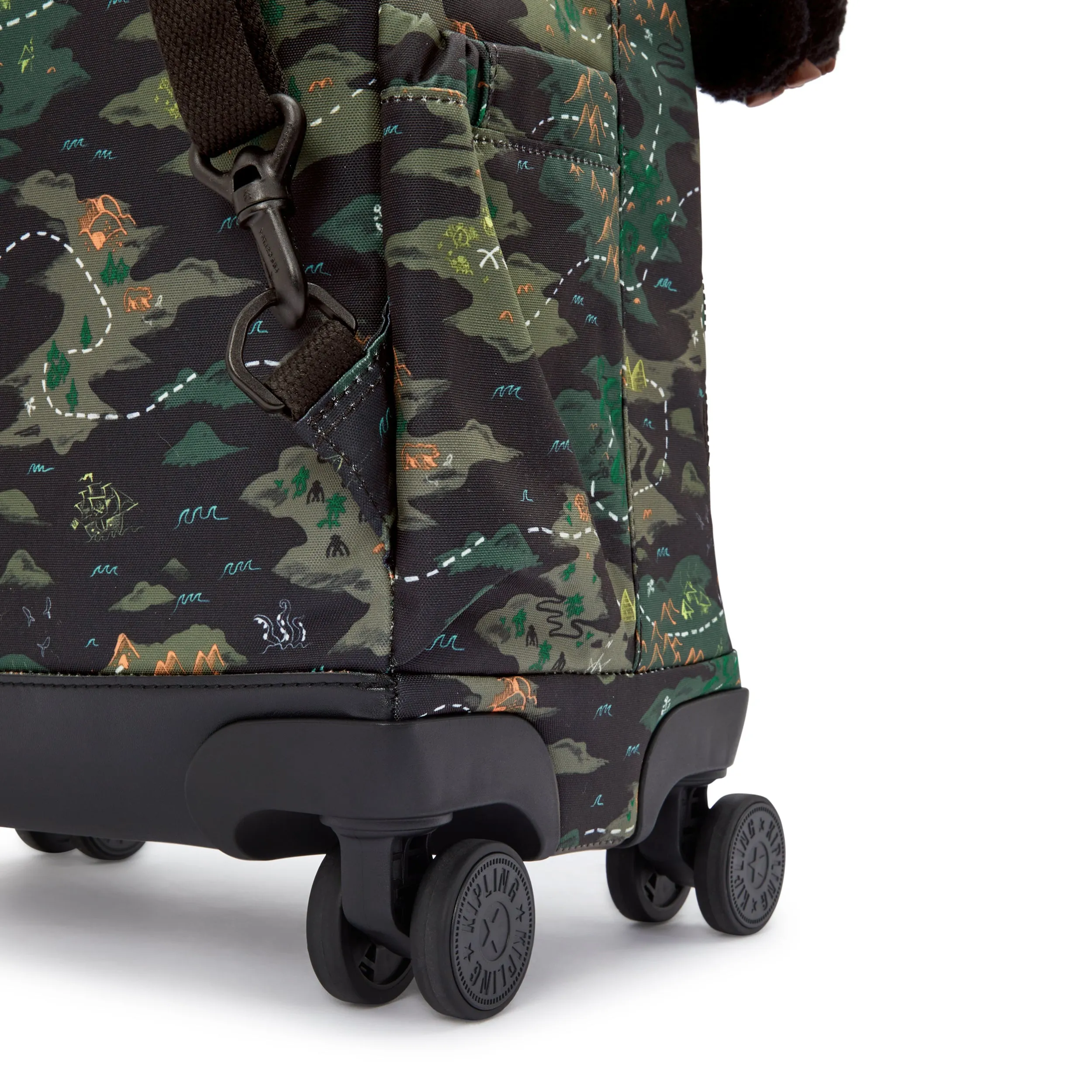 KIPLING New Zea Camo Treasure Large wheeled backpack (with laptop protection) I4674-3PB