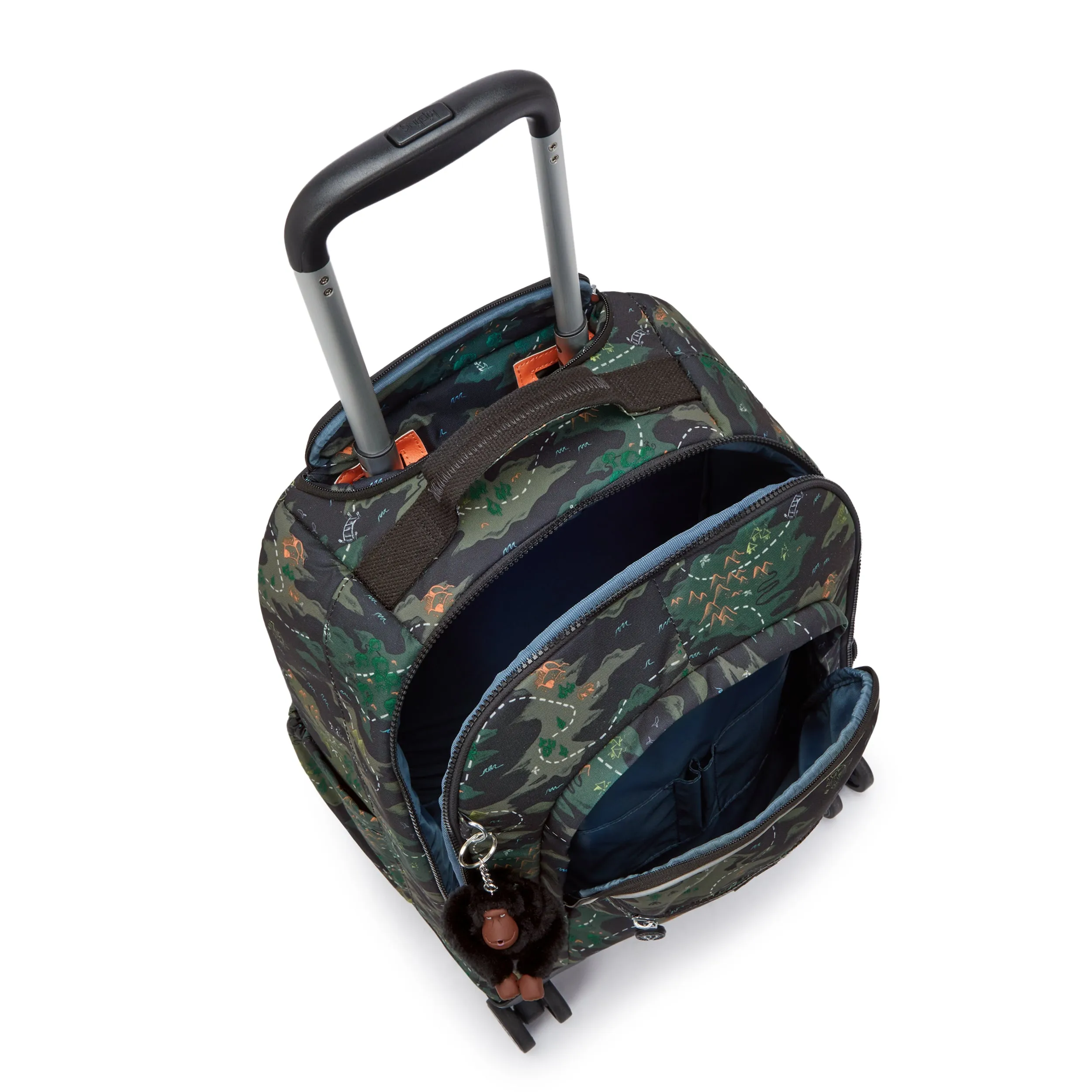 KIPLING New Zea Camo Treasure Large wheeled backpack (with laptop protection) I4674-3PB