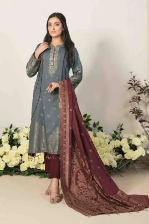 Lamhe by Tawakkal Unstitched 3 Piece Banarsi Lawn Collection'2022-LT-7129