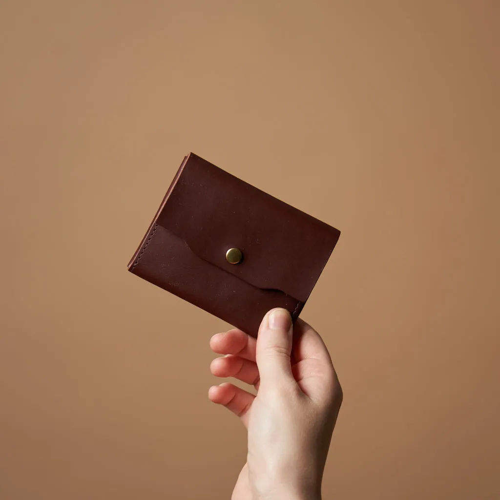 le fold | leather wallet