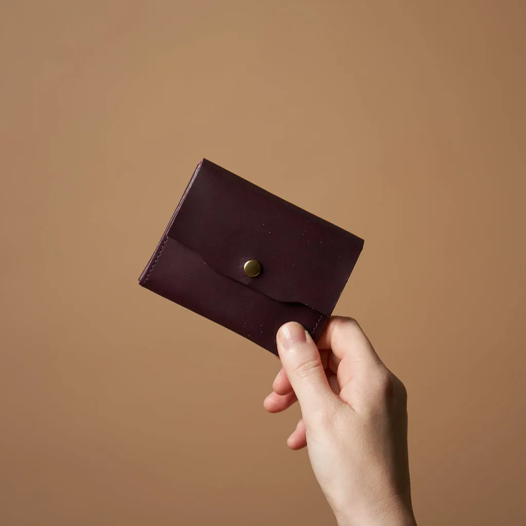 le fold | leather wallet