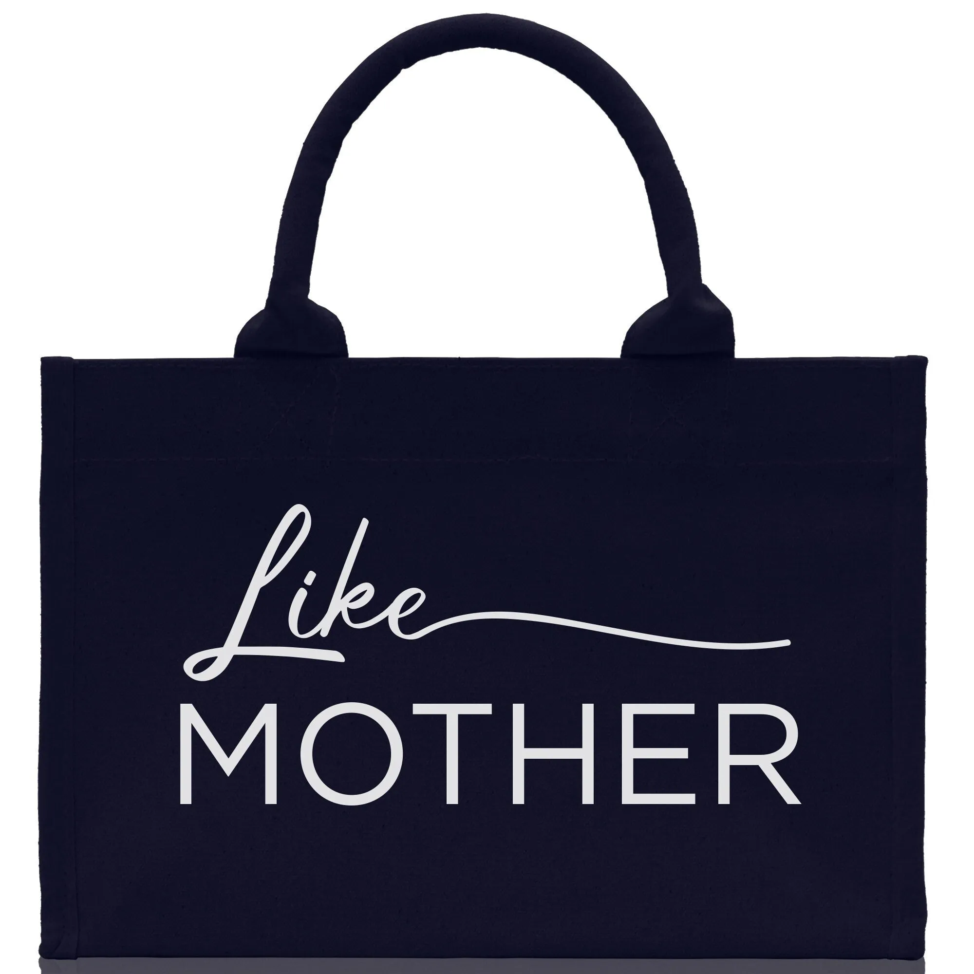 Like Mother Like Daughter Cotton Canvas Tote Bag Christmas For Mom Daughter Mather's Day Gift From Daughter Tote Bag Mom Daughter Gifts Bag