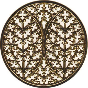 LINCOLN CATHEDRAL ROSE WINDOW ORNAMENT, C/100