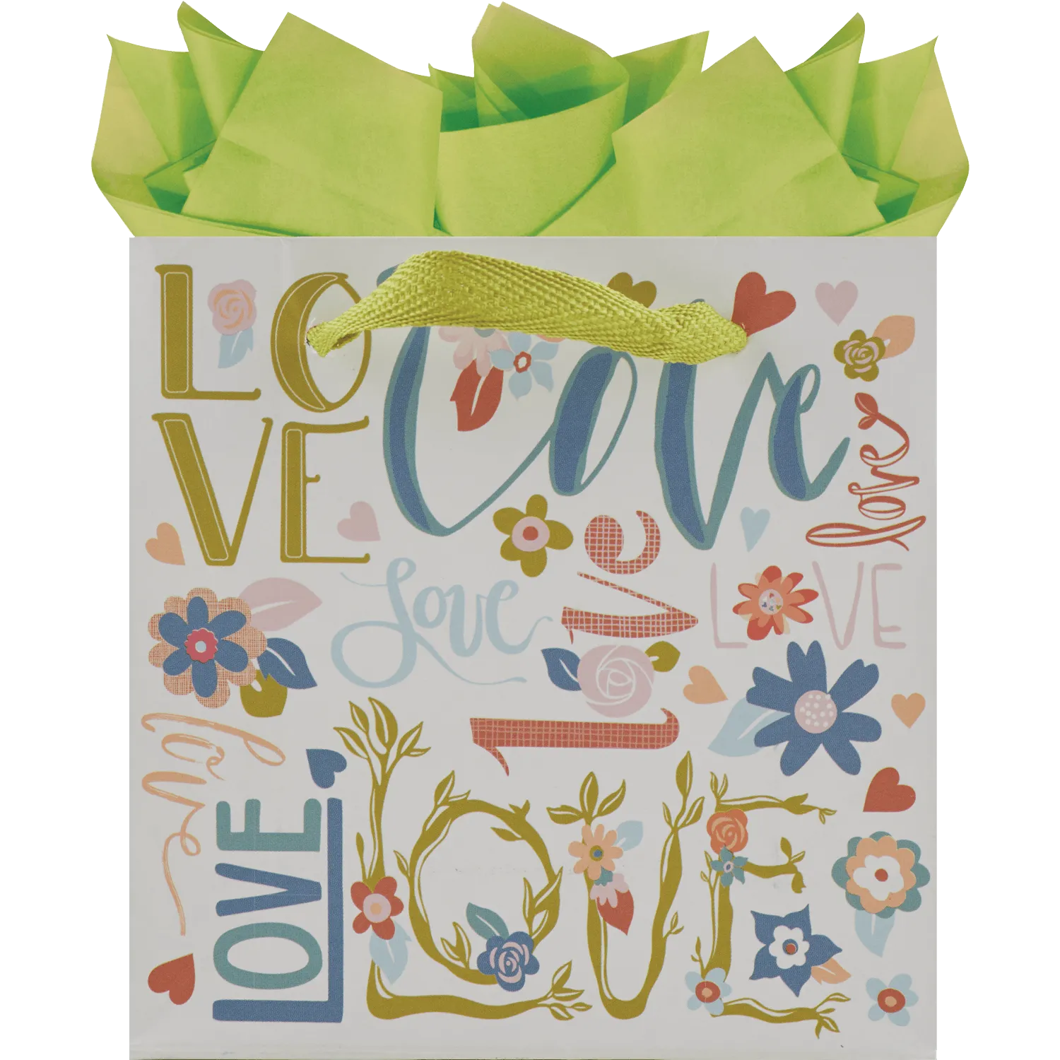 LOVE PETITE SQUARE GIFT BAG