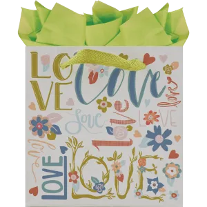 LOVE PETITE SQUARE GIFT BAG