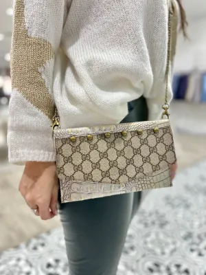 Luciana Croc Upcycled Bag