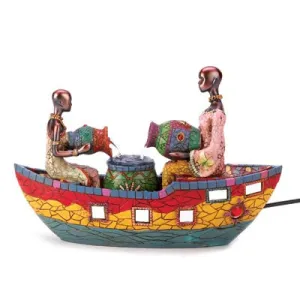 Masai Fishing Boat Fountain