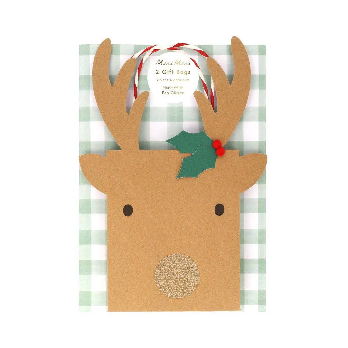 Meri Meri Christmas Gift Bags - Medium 2pk