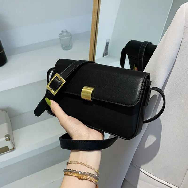 Minimalist Mid Size Shoulder Bag