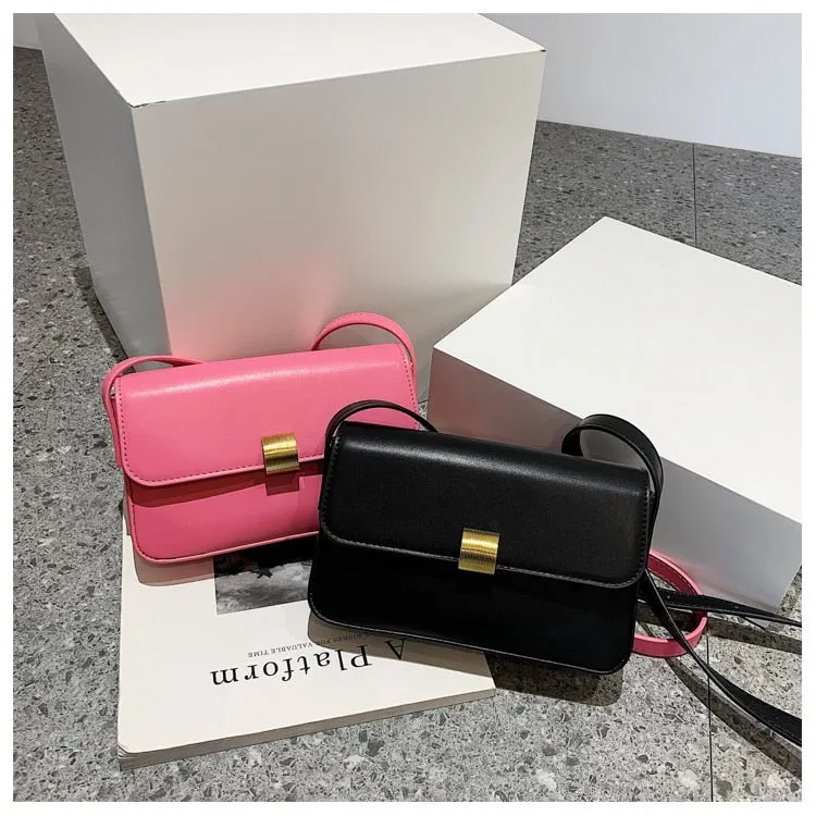 Minimalist Mid Size Shoulder Bag