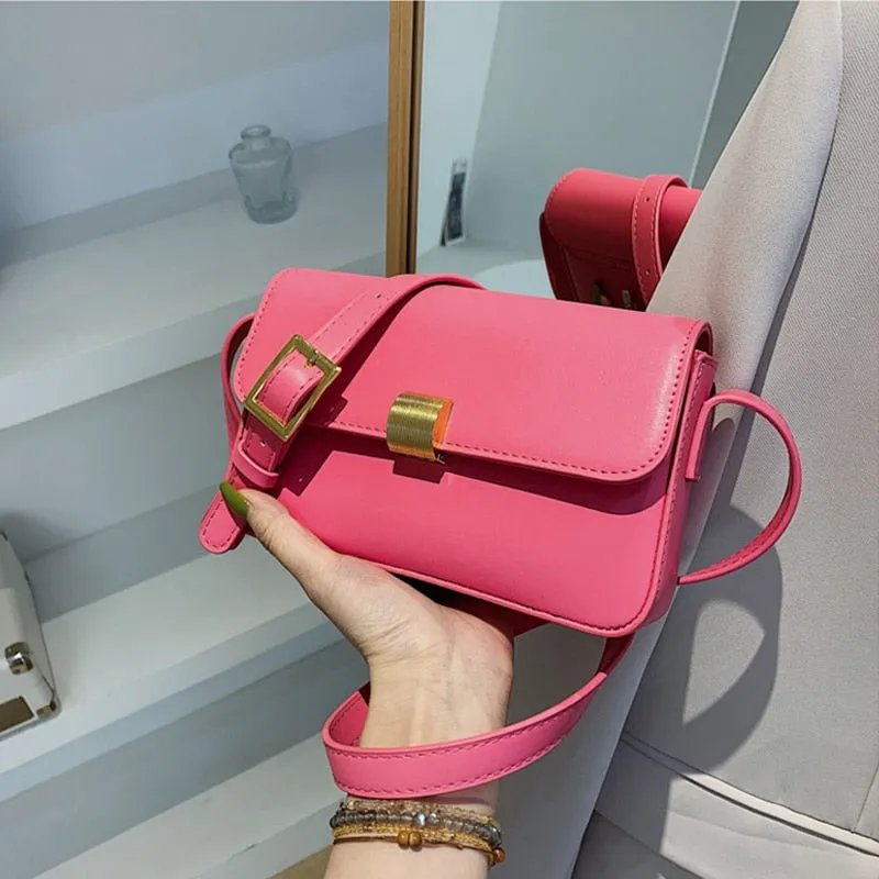 Minimalist Mid Size Shoulder Bag