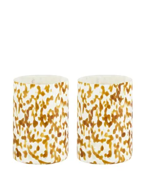 Murano glass tumblers