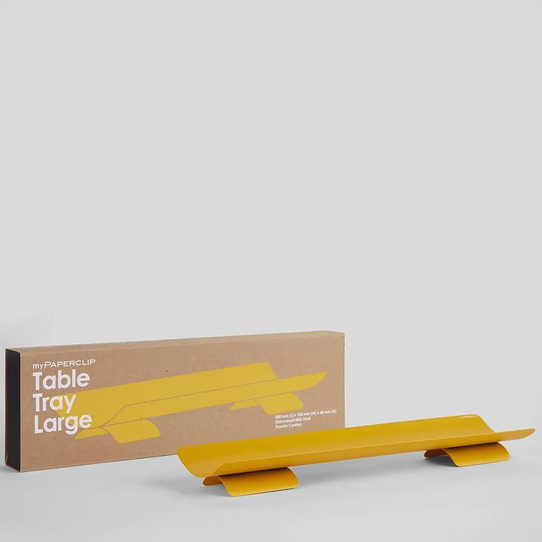 Mypaperclip Galvanised Mild Steel Table Tray