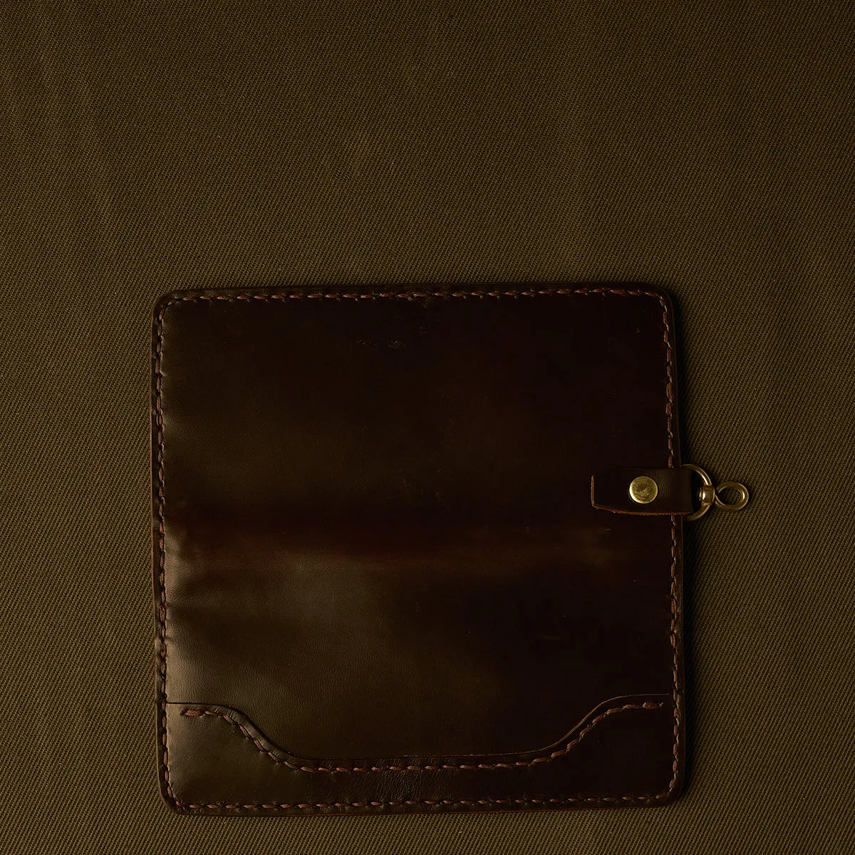 new Garrison Horsehide Long Wallet | Brown
