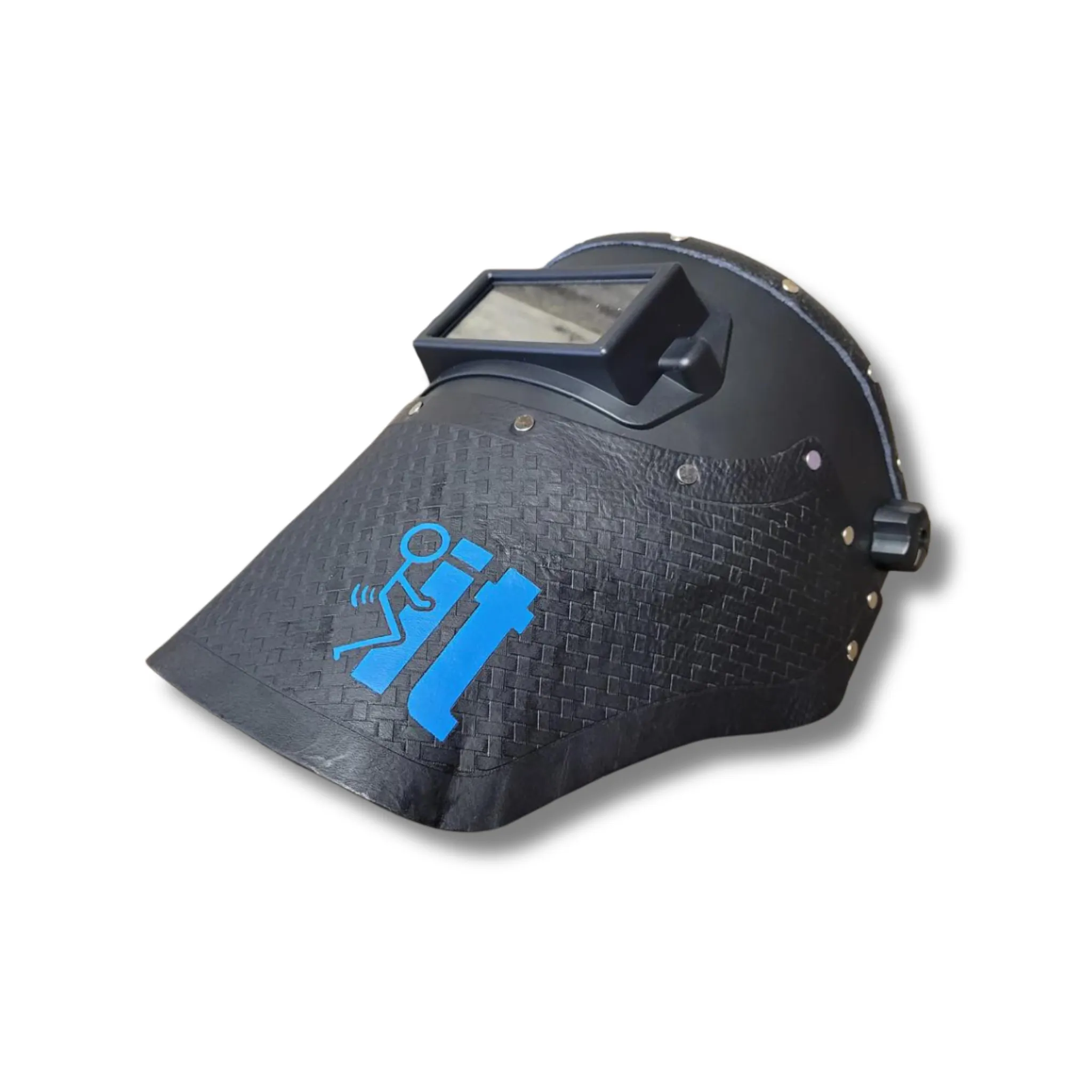 Outlaw Leather - Welding Hood - F*** It Black