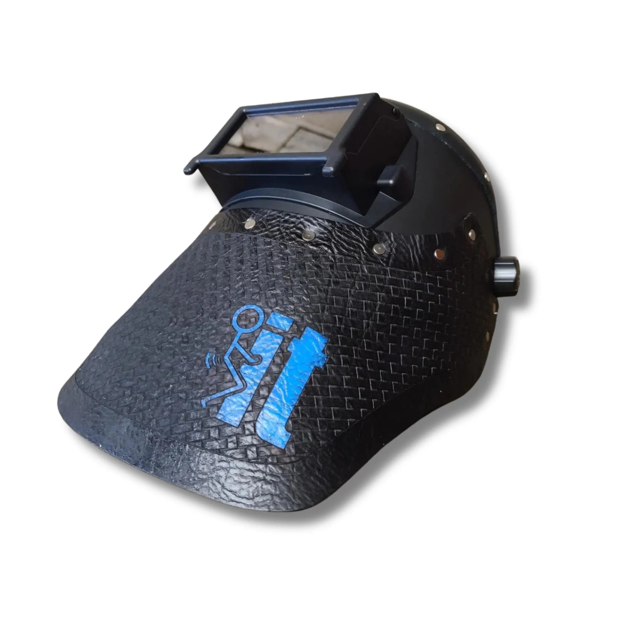 Outlaw Leather - Welding Hood - F*** It Black