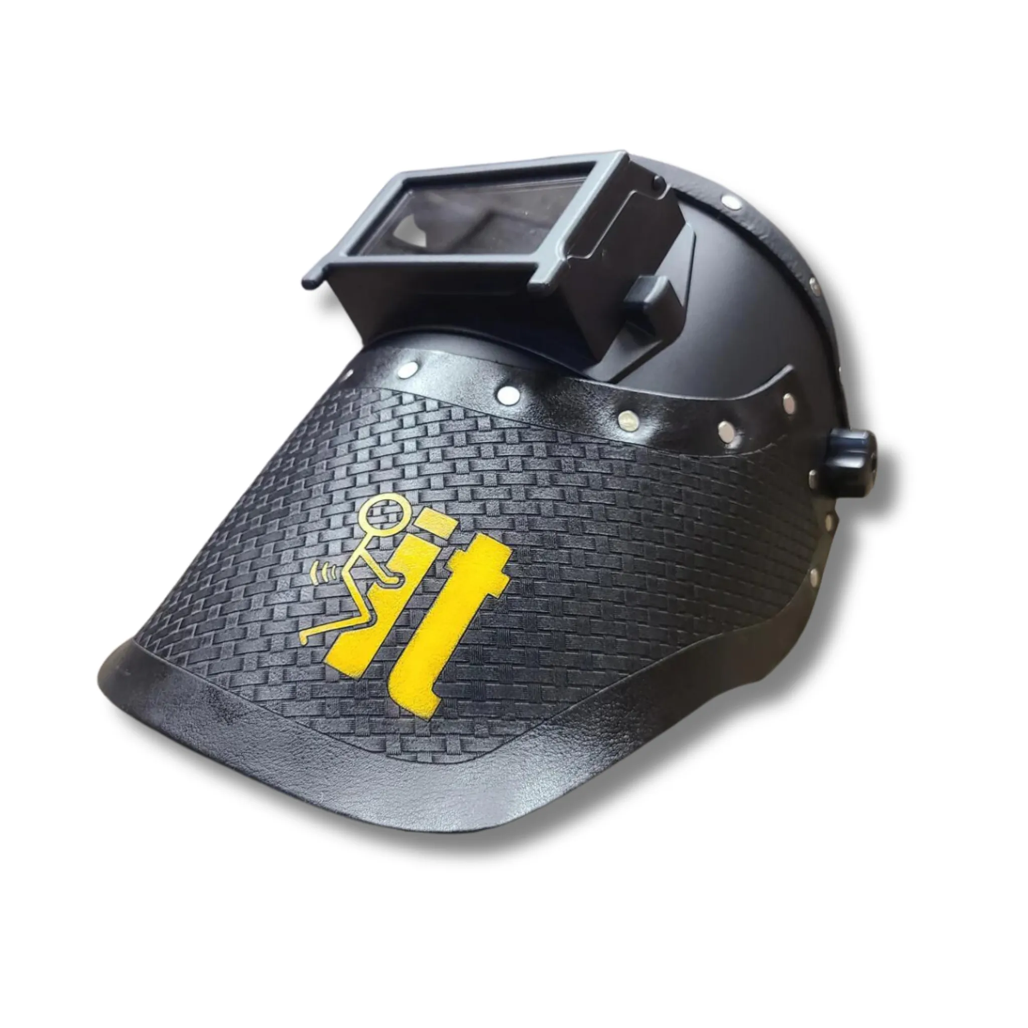 Outlaw Leather - Welding Hood - F*** It Black