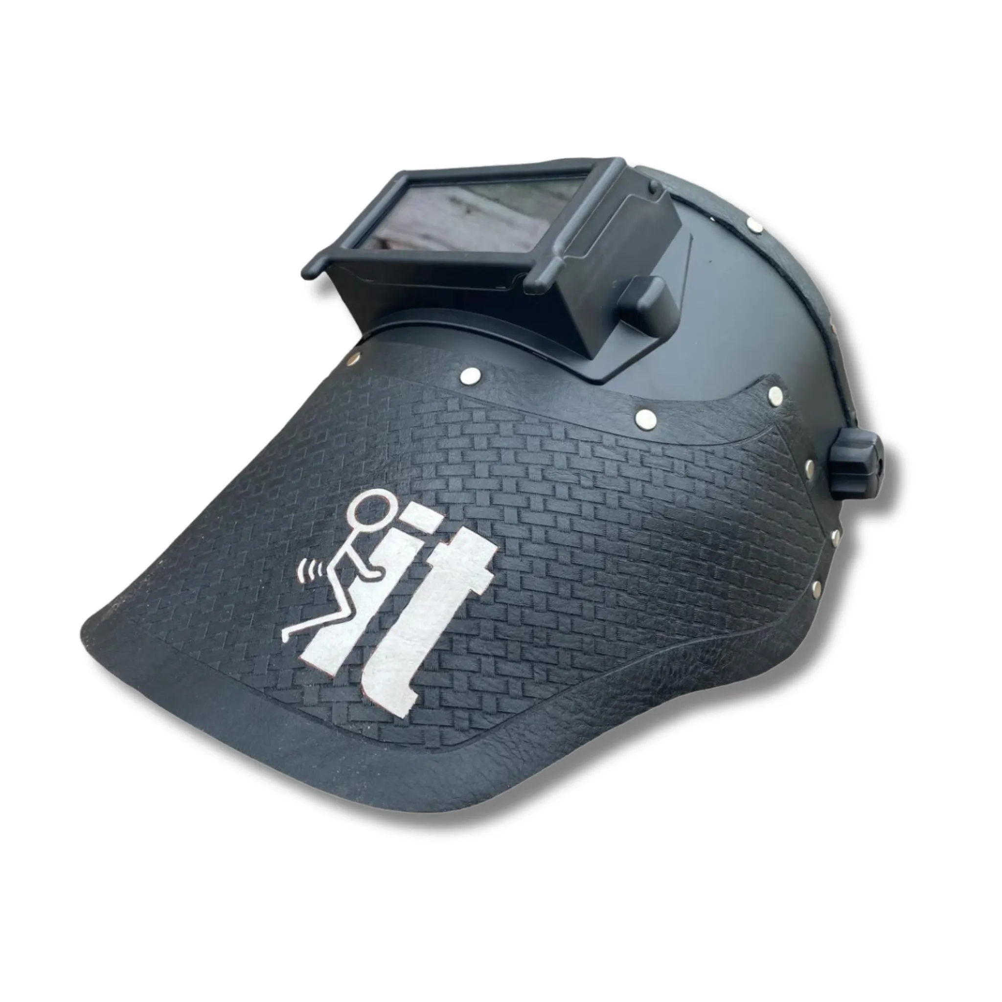 Outlaw Leather - Welding Hood - F*** It Black