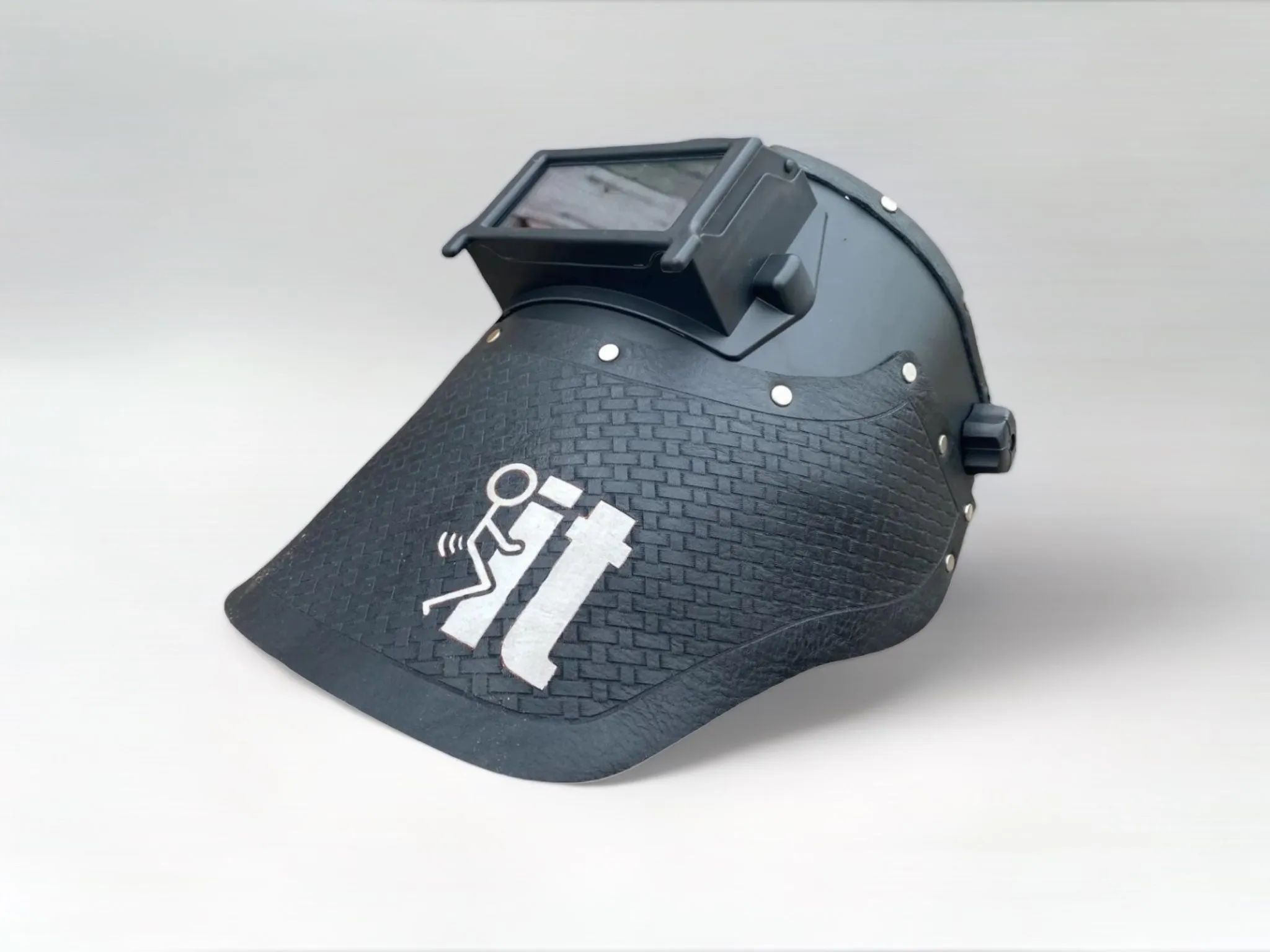 Outlaw Leather - Welding Hood - F*** It Black