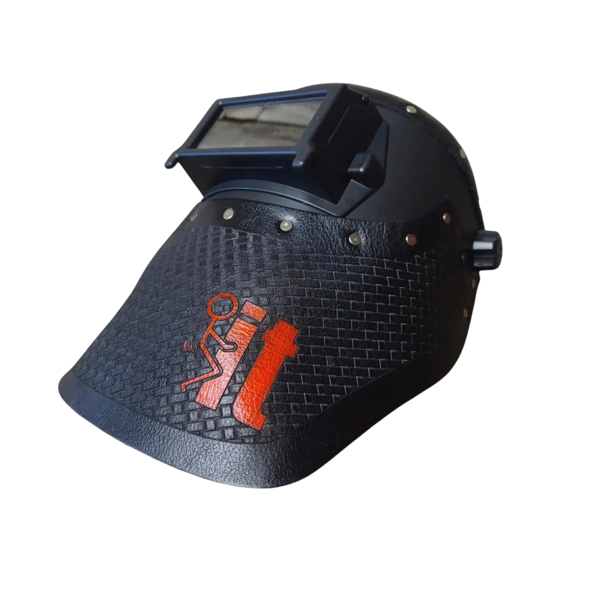Outlaw Leather - Welding Hood - F*** It Black