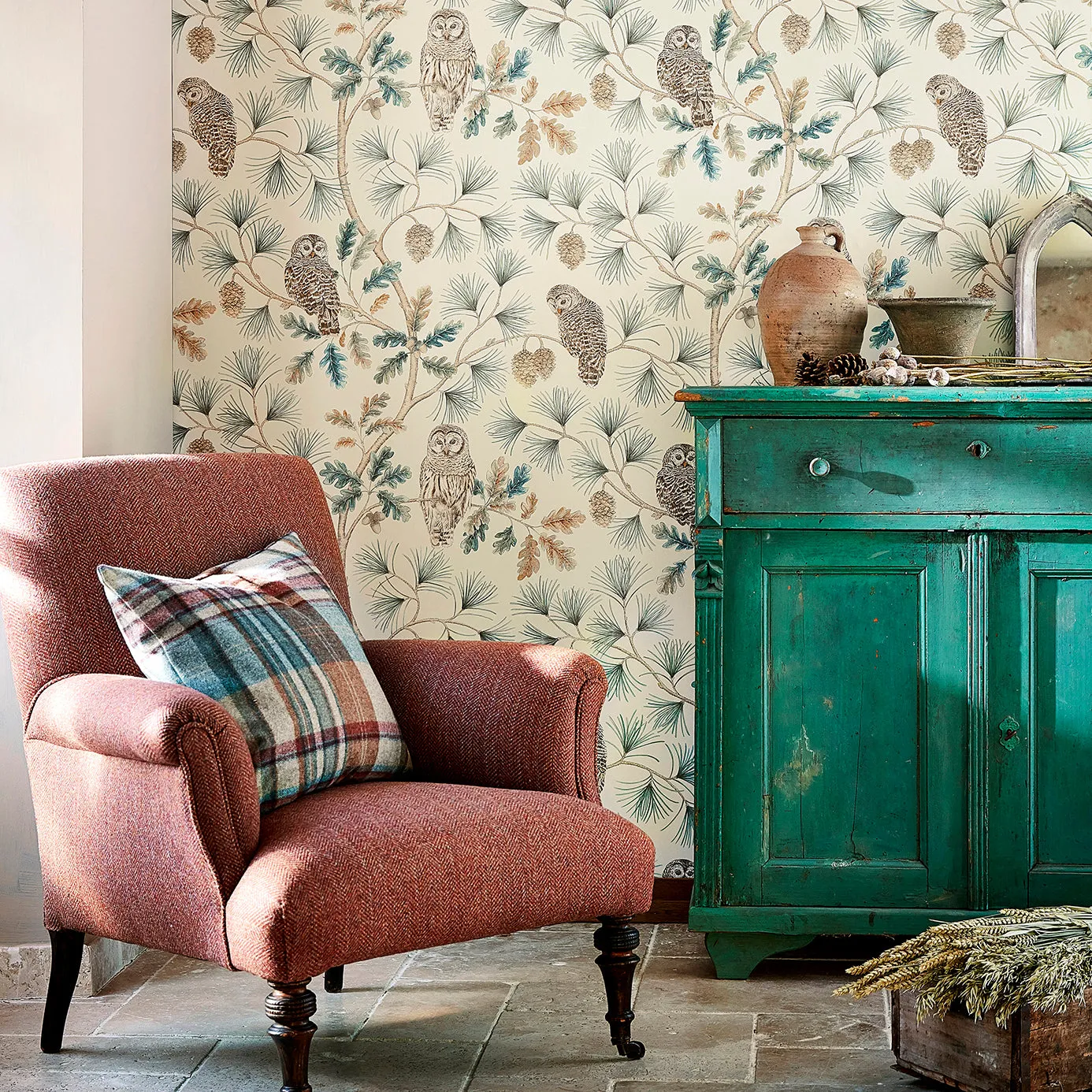 Owlswick Linen Wallpaper