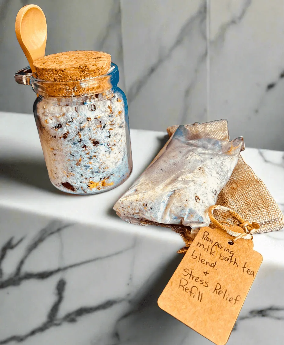 Pamper & Destress Bath Soak gift set