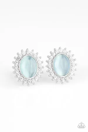 Paparazzi Earring ~ Hey There, Gorgeous - Blue