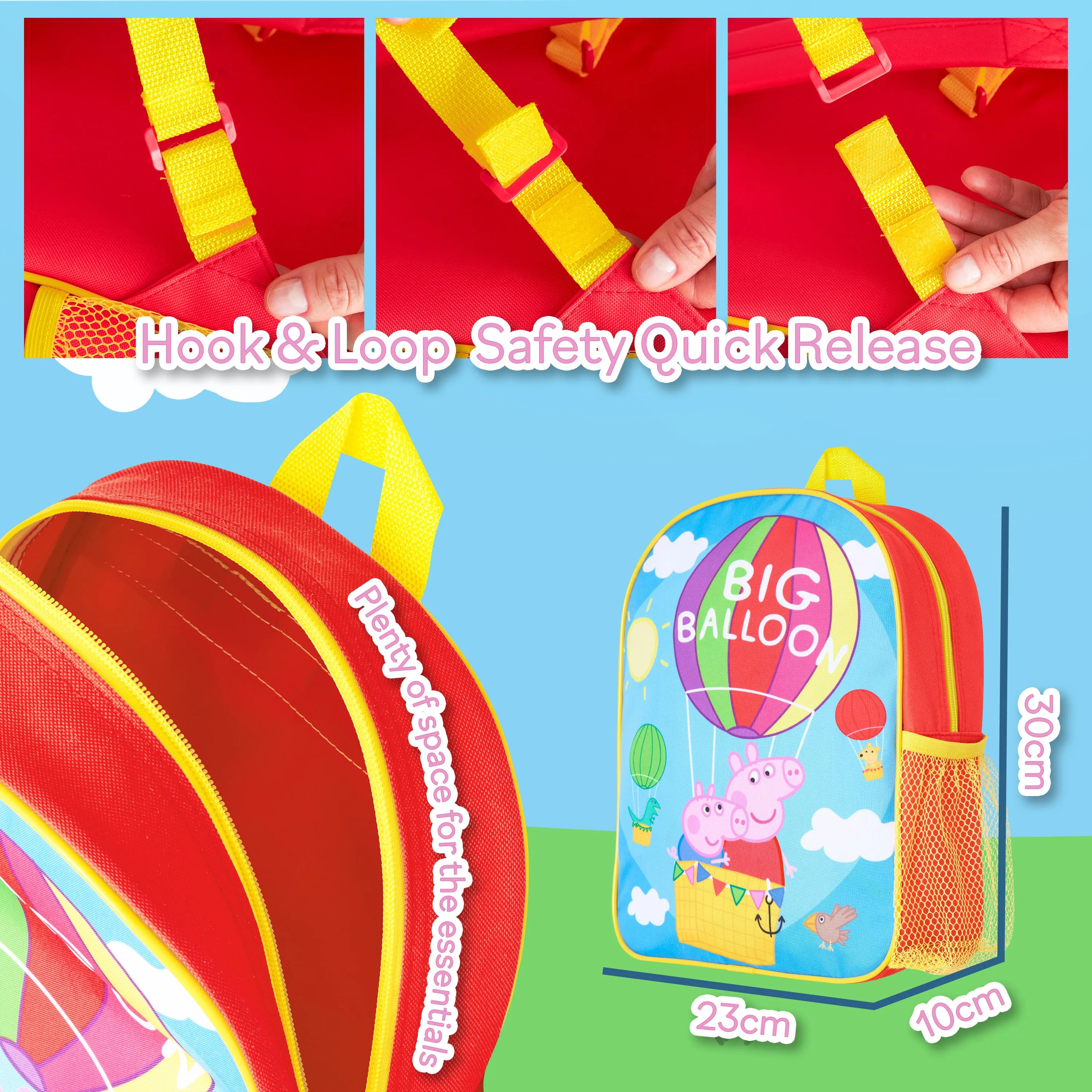 Peppa Pig Backpack - Children's Backpacks Nursery School