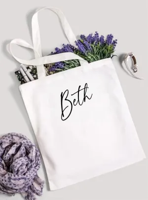 Personalized Canvas Tote Bag for Every Use, Bachelorette Party, Bridesmaid gifts
